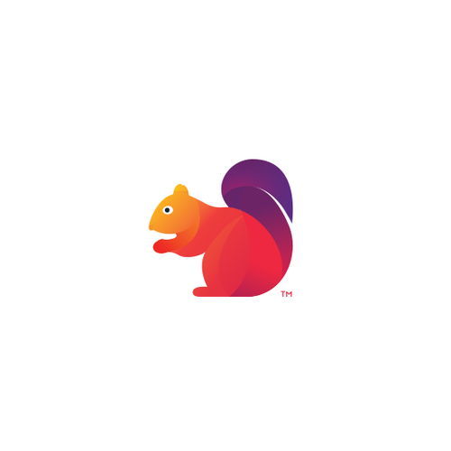 Shopping design with the title 'Squirrel logo'