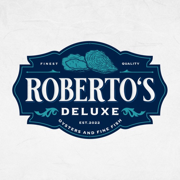 Deluxe logo with the title 'ROBERTO'S DELUXE'