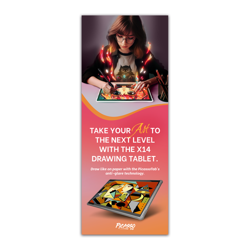 Tablet design with the title 'Flyer'