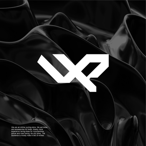 W design with the title 'W and R lettermark logo'