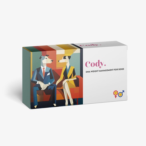 Bauhaus design with the title 'Cody'
