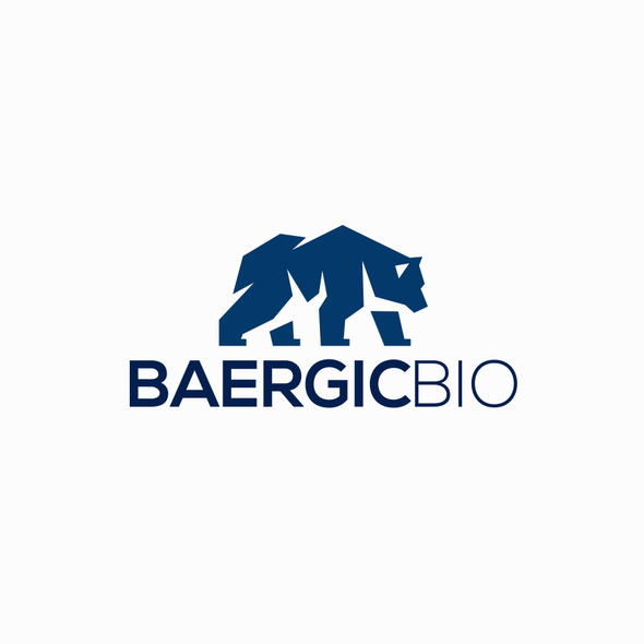 Biotech logo with the title 'Bear Logo '