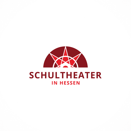 Theater logo with the title 'Schultheater in Hessen'