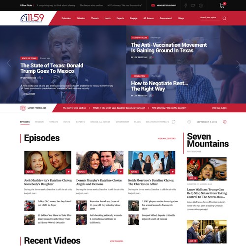 News design with the title '1159'