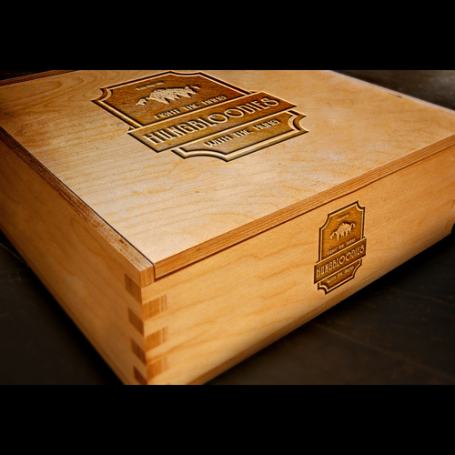 Wood brand with the title 'HUGE BEVERAGE INDUSTRY NEW BRAND'