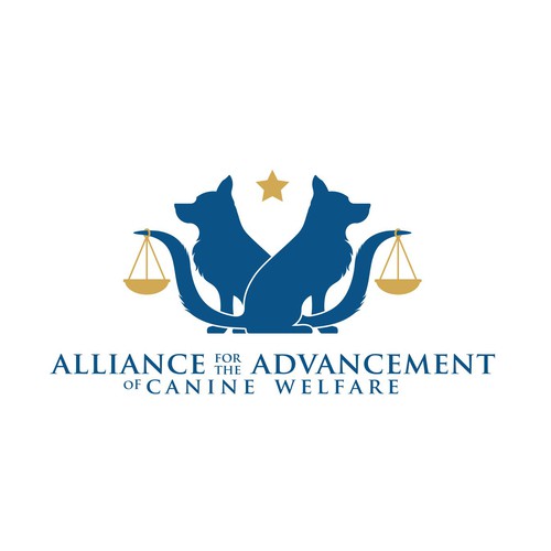 Fibonacci logo with the title 'Logo design for "Alliance for the Advancement of Canine Welfare"'