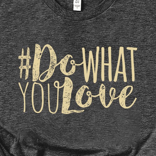 Calligraphy design with the title 'Do what you Love Winner '