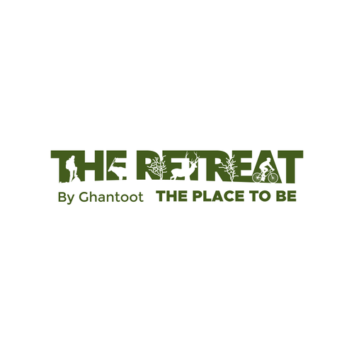 Recreation logo with the title 'Logo Concept for The Retreat'