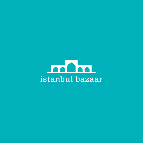 Arabic design with the title 'Bazaar Logo'