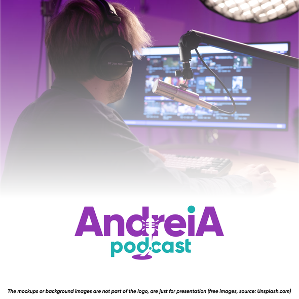 Entertainment logo with the title 'AndreiA Podcast'