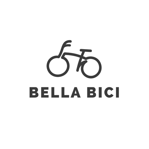 Bike brand with the title 'Bella bici - rental bike'