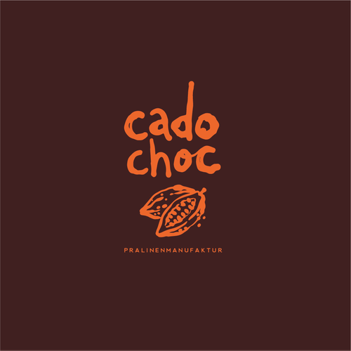 Abstract tree logo with the title 'Cado Choc'