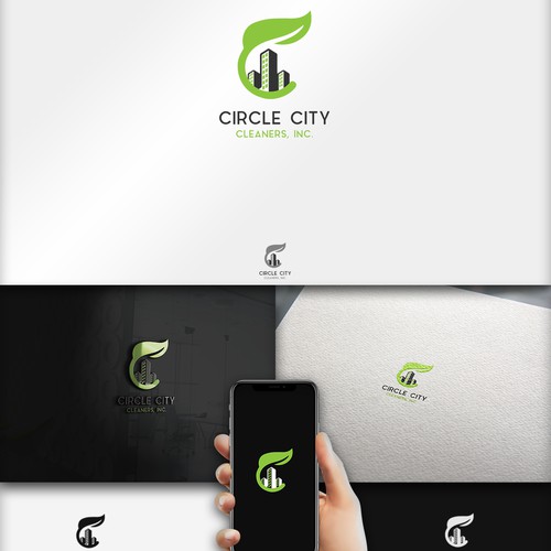 Town logo with the title 'Circle City'