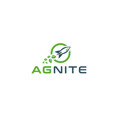 Eco design with the title 'AGNITE log design'