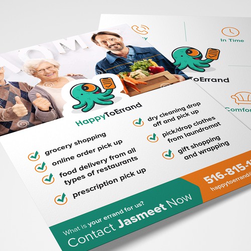 Service design with the title 'Errand Flyer'