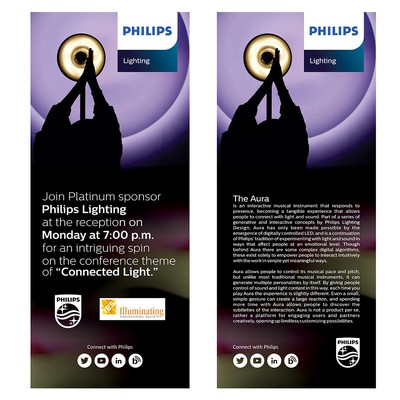 Lighting Convention Roll up Banner