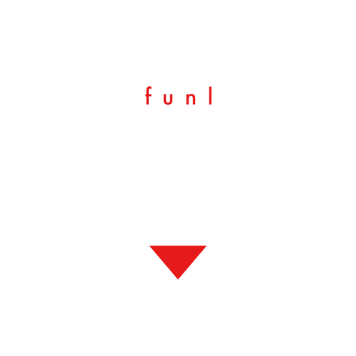 App brand with the title 'funl app logo design'