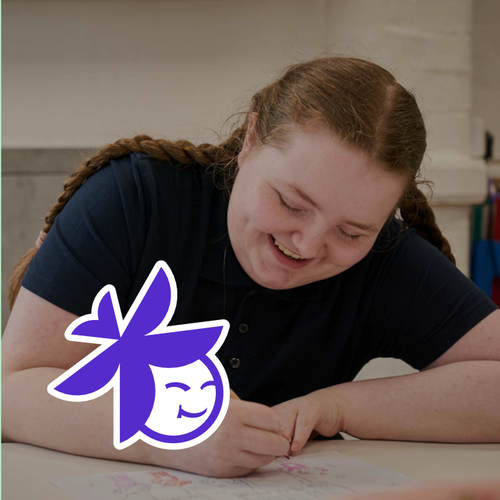 Autism logo with the title 'Elderbrook Specialist School'