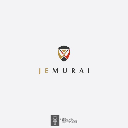 Samurai logo with the title 'Creative logo concept for Jemurai'