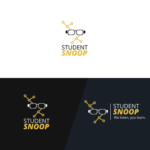 Student logo with the title 'Logo design For School'