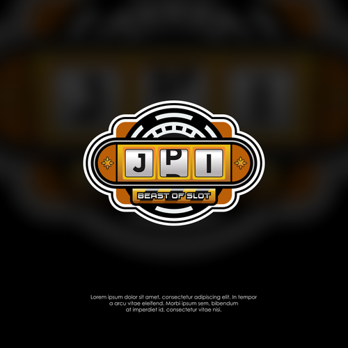 Game brand with the title 'Logo concept for JPI SLOT'