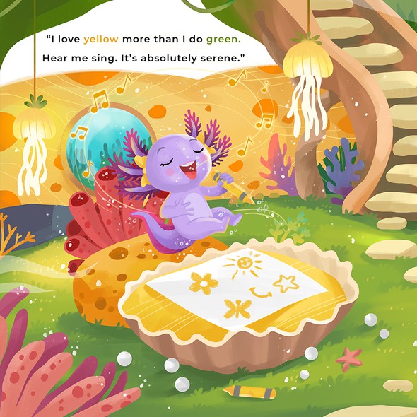 Artwork with the title 'Axolotl '