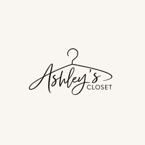 Clothes design with the title 'Ashley's Closet Logo'