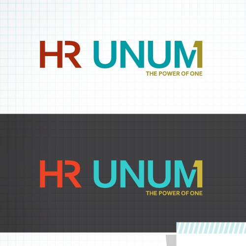 Tablet design with the title 'Branding Package for HR Unum'