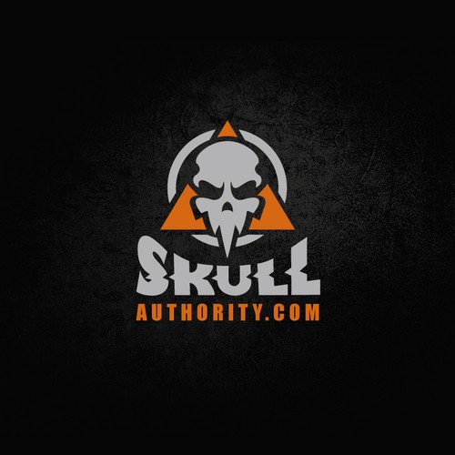 Skull design with the title 'Skull Authority logo'