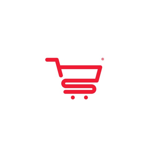 Shopping cart logo with the title 'Minimalist Logo Design for Spree, a Retail Membership Rewards Program'