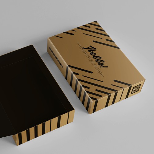 Vegetarian design with the title 'Packaging - Subscription box (on sale)'