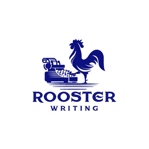 Writing logo with the title 'Rooster Writing'