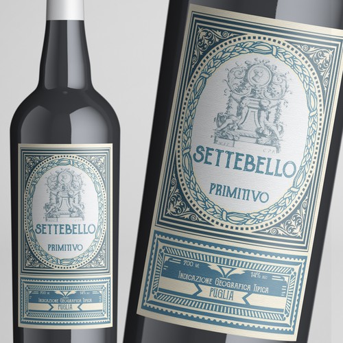 Wine label with the title 'wine label'