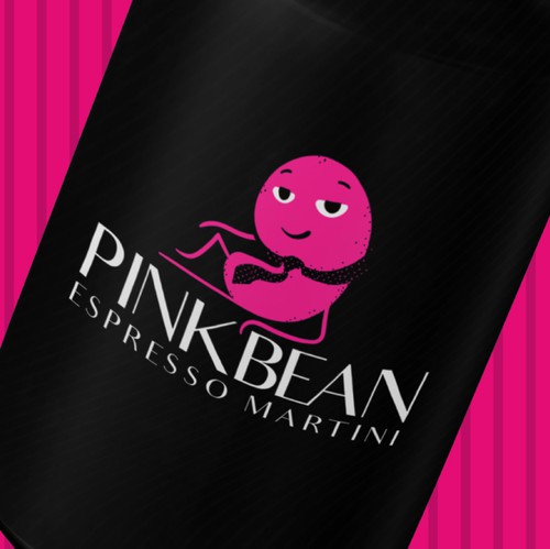 Coffee brand with the title 'Pink Bean Espresso Martini'