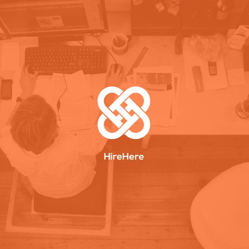 HR design with the title 'Logo for Digital Human Resource Portal'