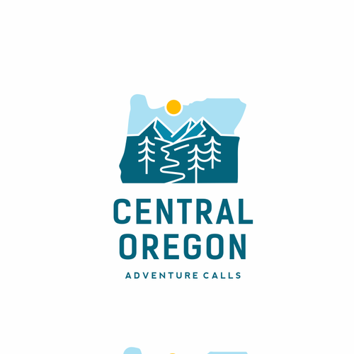 Tree logo with the title 'Central Oregon Adventure'