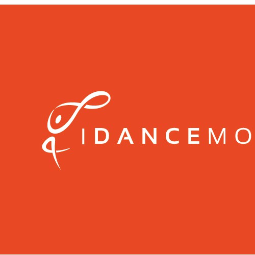 Dance logo with the title 'Modern logo concept a dance app'