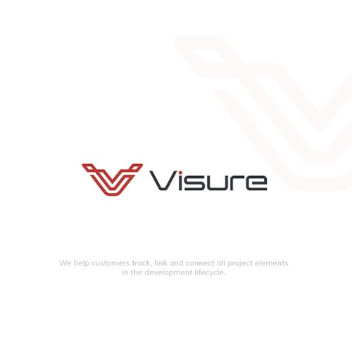 Project design with the title 'Unique initals Logo for Consulting Company'