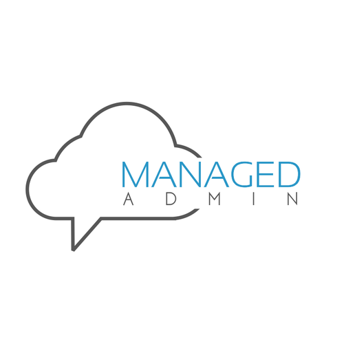 Admin design with the title 'Managed Admin Logo Refresh'