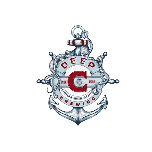 Deep logo with the title 'Deep C Brewing'