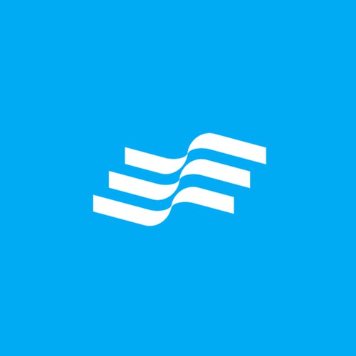 Flow logo with the title 'Minimalist Design for Research Project on Sustainability Transformations in Marine Tourism'