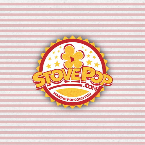 Funny brand with the title 'Stovepop Logo'
