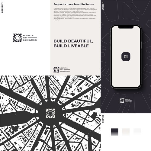 Architecture design with the title 'Bold logo for Aesthetic City Consultancy'