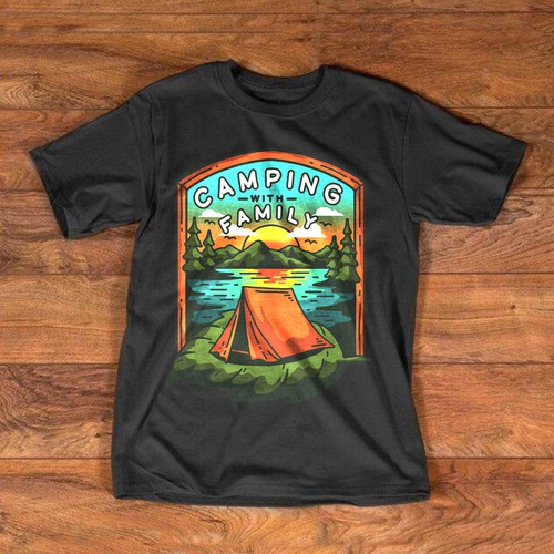 Camping T shirt Designs 44 Camping T shirt Ideas in 2024