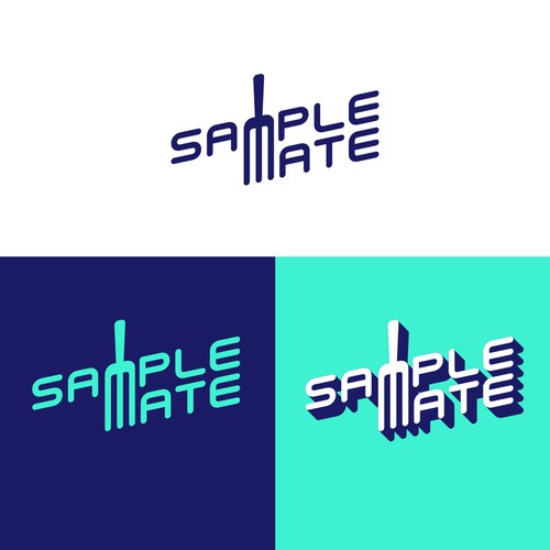 Shadow logo with the title 'food company logo design'