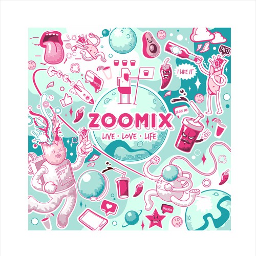 CorelDRAW illustration with the title 'ilustration'