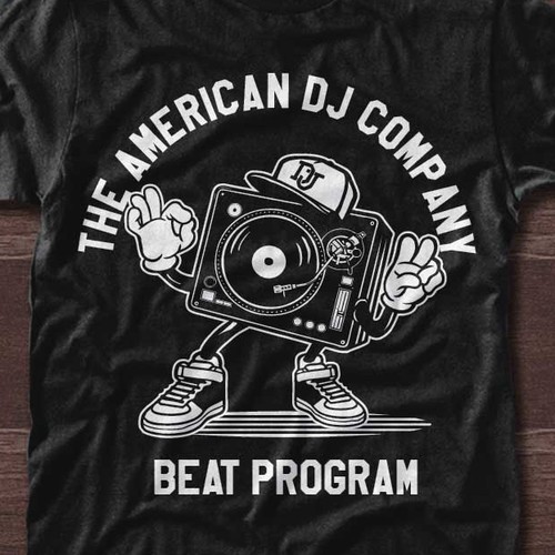 DJ design with the title 'The American DJ Company'