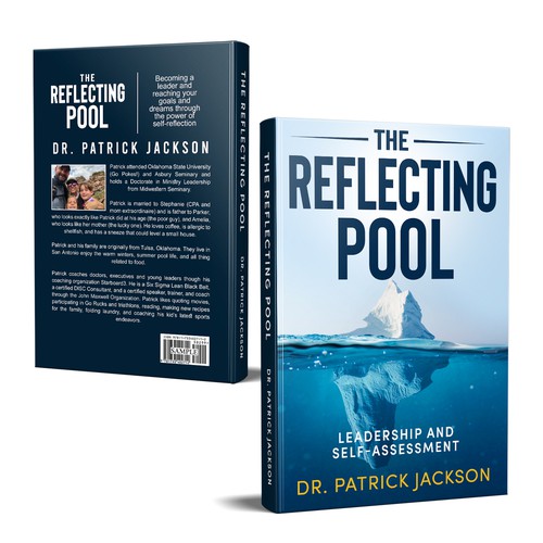 Leadership book cover with the title 'The Reflecting Pool: Leadership and Self-Assessment'