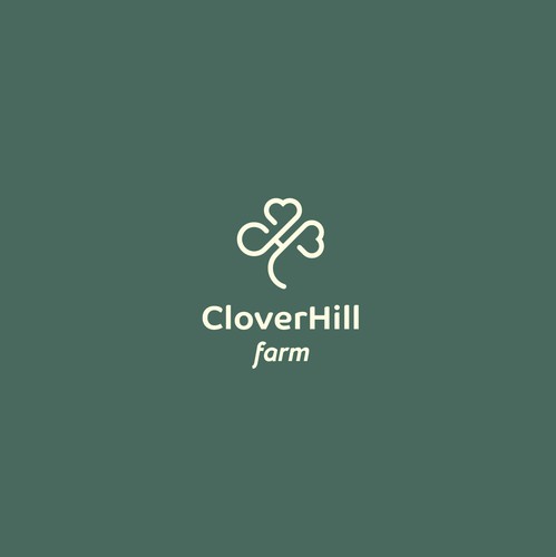 Blossom logo with the title 'Logo for Clover Hill Farm'