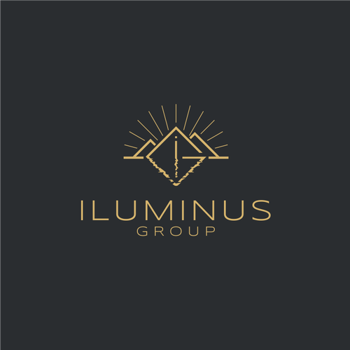 Ocean logo with the title 'ILUMINUS: Logo for a upscale residential real estate development company'